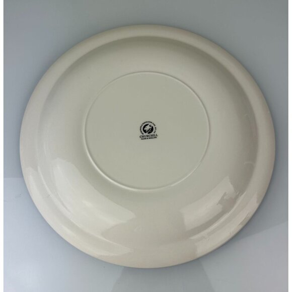 Churchill Blue Willow Platter Large Plate Made in England Oriental 13" Ceramic - Picture 7 of 12